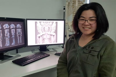 Student Angela Sae-Lam Feature | Acadmeny of Intertactive Entertainment