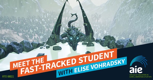 Meet the fast tracked student: Elisa Vohradsky Feature Image | AIE Workshop