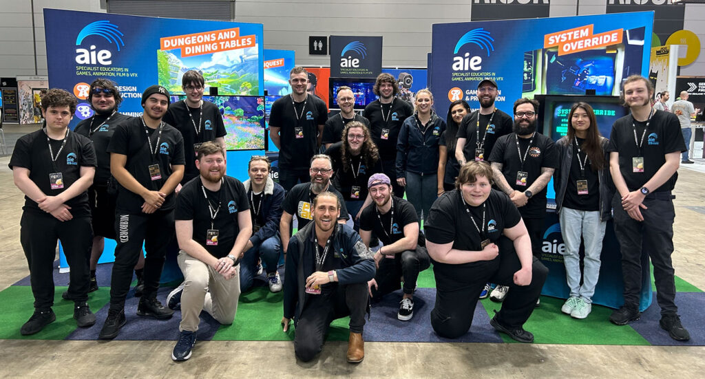Students at Melbourne PAX 2023 | AIE