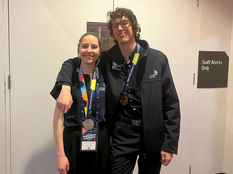 Students Star Van Wageningen and Jacques Roberts | AIE